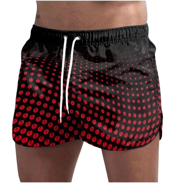 Swimming Trunks for Men,Mens Swimming Trunks,Mens and Womens Five-Point-Drying Drawstring Printing Breathable Sports Surfing Seaside Vacation Beach Trunks Swimming Trunks