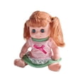 thumbnail image 3 of TIMIFIS Baby Doll Enamelled Mini Simulation Cradle Doll Carrying Basket Tableware Bath Action Figure Set Action & Toy Figures, 3 of 8