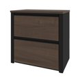 thumbnail image 1 of Bestar Connexion 31W 30” Lateral File Cabinet in antigua & black, 1 of 4