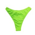 thumbnail image 4 of Weiqiqre Womens Swimsuits One Shoulder Bikini Twisted Ruched High Cut Bandeau Bikini Set Two Piece Swimsuit, 4 of 5