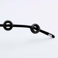 thumbnail image 2 of 2 Pcs Pinces d'Oreille Rondes pour Lunettes de Sport Lunettes de Soleil Enfants Adultes Noir, 2 of 8