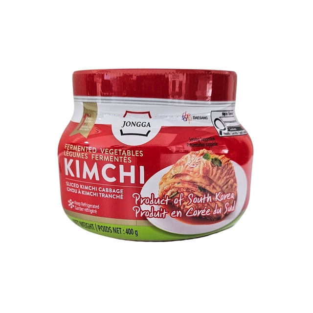 Kimchi Mat de la marque Jongga (légumes salés et fermentés), 400 g