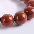 thumbnail image 2 of Natural Red Jasper Gemstone 10mm Round Beads Stretch Bracelet 7" Unisex, 2 of 2