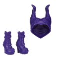 thumbnail image 2 of Disney Descendants Dragon Queen Mal, Fashion Doll Transforms to Winged Dragon, 2 of 7