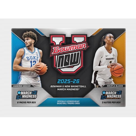 Topps 2025-26 Bowman U Now® Basketball March Madness - Hobby Box