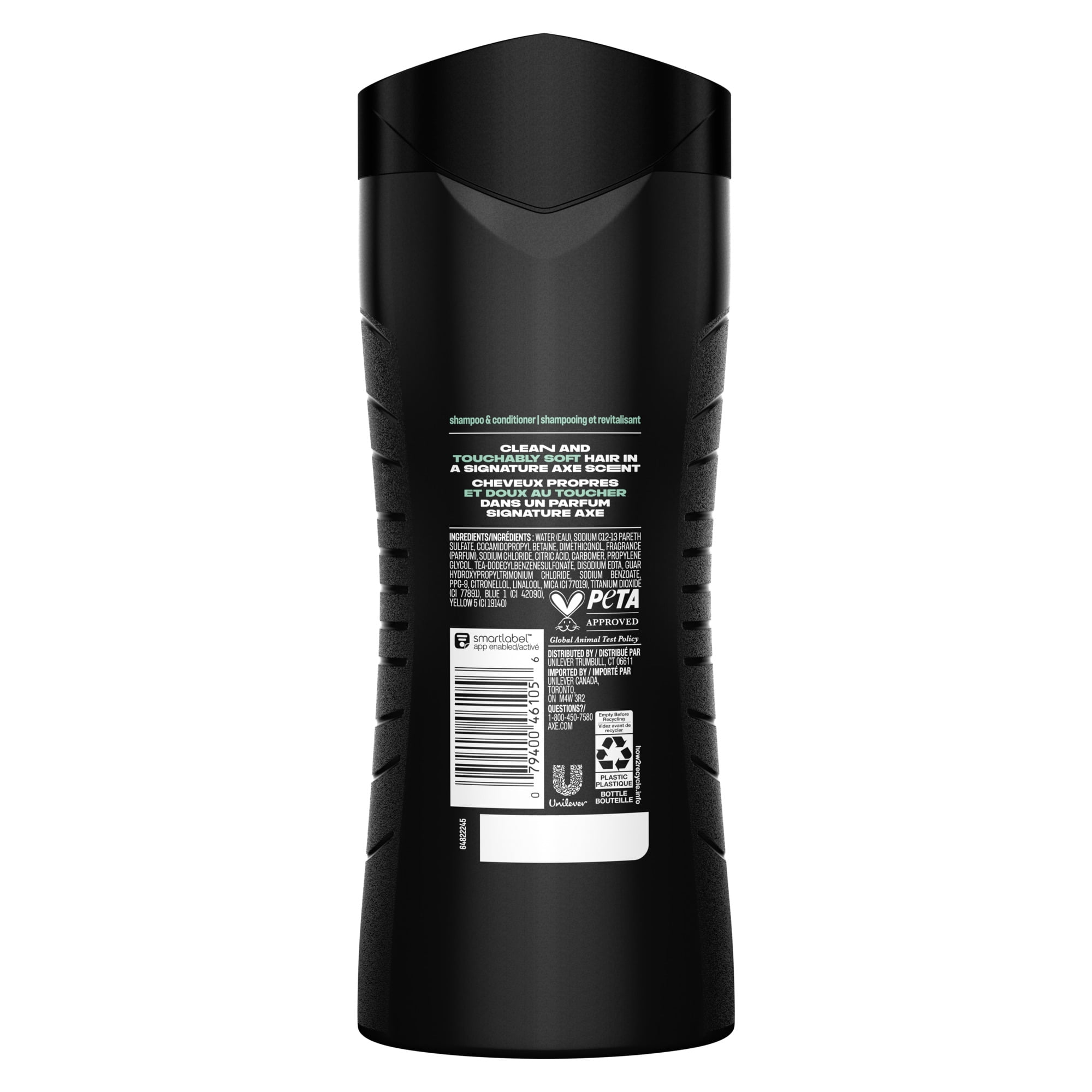 AXE 2-in-1 Shampoo & Conditioner Apollo Sage & Cedarwood Scent, 473 ml