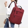 thumbnail image 2 of RXIRUCGD Business Laptop Backpack, 16.5 Inch Travel Laptop Bag Rucksack with USB Charging Port, Water-Resistant Bag Daypack for Work Anti-Theft College Computer Men Women Backpack, Wine, 2 of 6