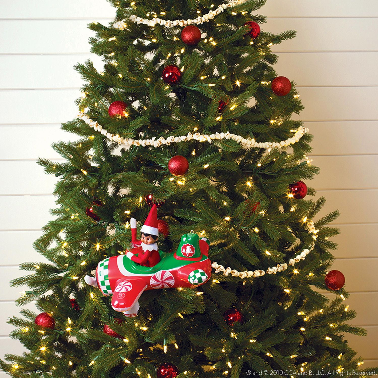 Elf on the Shelf -  Tour en avion à la menthe poivrée