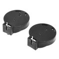 thumbnail image 1 of 40 Pcs CR2450 Coin Cell Button Battery Socket Holder Case 2 Pins Black, 1 of 4
