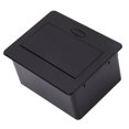 thumbnail image 3 of Compact Dual USB Hidden Desk Outlet with Waterproof Design, 250V Power Socket for Office, School, and Home Use, Aluminum Alloy Panel, PC Base, 13A Current Capacity., 3 of 6