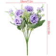 thumbnail image 3 of RXIRUCGD Nordic Ins Artificial Flower Simulation Flower Living Room Decoration Plastic Flower Silk Flower Dining Table Flower Decoration Bouquet Simulation Rose, 3 of 3
