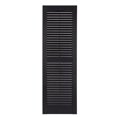 thumbnail image 1 of Premier Louver Exterior Decorative Shutter, Black - 15 x 67 in., 1 of 1