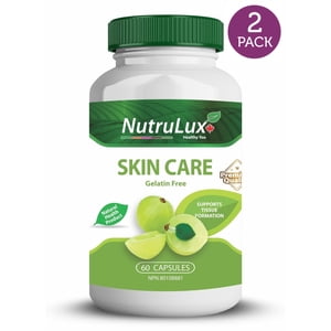 Skin Care ( 60 mg Vitamin C ) Halal Gelatin Free Capsules(Pack of 2)