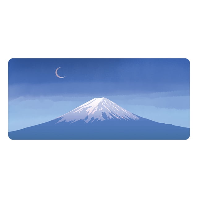 Oversized Cartoon Landscape Mouse Pad, Thickened Design, Rubber Bottom, for Office, Gaming, Study with Clear Printing, Ideal Gift