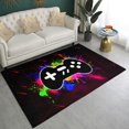 thumbnail image 1 of Gaming Carpet Square Rugs 3D Gamer Area Rug for Boys Room Gamepad Controller Door pad for Bedroom Living Room Floor Mats, Colorful 60*120cm, 1 of 1