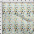 thumbnail image 3 of oneOone Tissu Popeline de Coton Tissu Ikat Triangle Imprimé au Mètre 56 Pouces de Large, 3 of 4