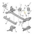 thumbnail image 4 of Rear Axle Suspension Bump Stop, Enhance Comfort 9675987380 Rear Suspension Bump Stop Replacement  for C3 C4 Cactus, 4 of 8