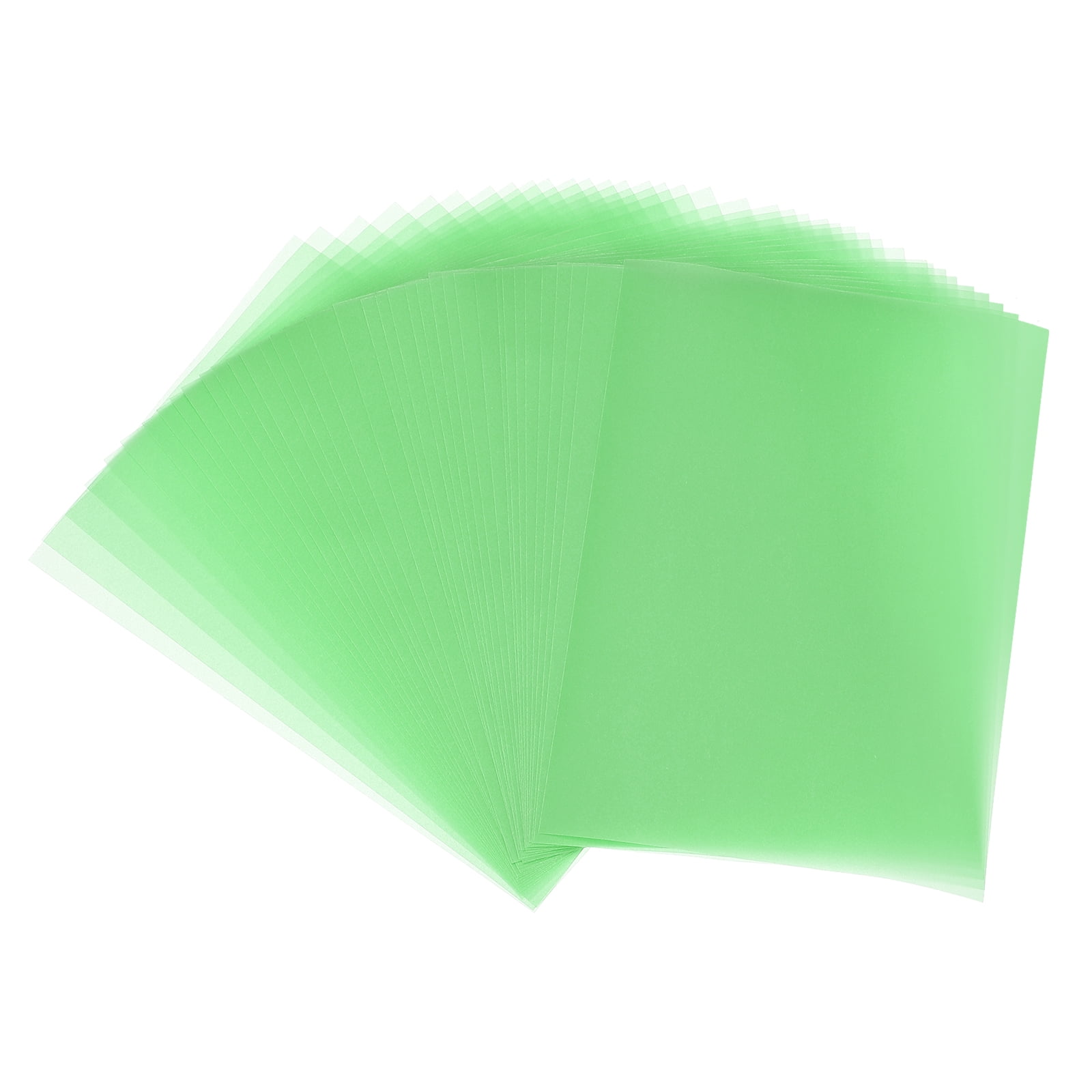 30 Sheets Vellum Paper 4x6, Vellum Paper Printable Translucent Paper 100GSM for Invitations Printing, Green