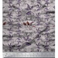 thumbnail image 1 of Soimoi Polyester Georgette Fabric Leaves Print Fabric by Yard 42 Inch Wide, 1 of 3