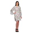 thumbnail image 4 of Moomaya Printed Cotton Robes For Women Plus Size Kimono Robe Short Nightwear, 4 of 6