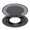 thumbnail image 3 of Barbecue Pan Smokeless Round Nonstick Baking Tray BBQ Roasting Tray Kitchen Home Utensils, 3 of 8