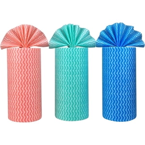 Reusable Cleaning Cloths, Lint-Free Cleaning Cloths for Kitchen Dish Towels, Washable Wipes, Absorbent Cleaning Supplies, Fast Dry Towels for Kitchen Bathroom Restaurant Home