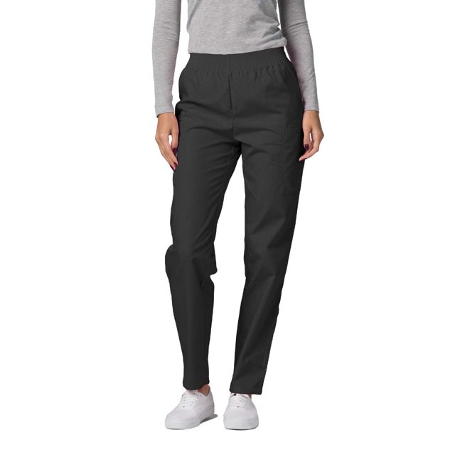 Adar Universal Women's Scrub Set - Warm-Up Scrub Jacket and Elastic Pull-On Pants
