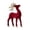 A, variant on Jierger Christmas Reindeer Figurines 1-Pack Red Deer Statue, Elegant Sculpture Ornament for Desk Cabinet Holiday Shelf, Reindeer Christmas Decor Gift Ready for Home Office Display