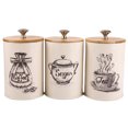 thumbnail image 1 of 3 Pack Food Storage Containers With Lid Retro Jar- Perfect Canister For Sugar Bowl Serving Tea, Coffee, Sugar, 1 of 2