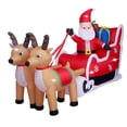 thumbnail image 3 of 5FT Christmas Inflatables Outdoor Decorations  Inflatable Snowman Blow Up Yard Decorations with Rotating LED Lights for Indoor Outdoor Christmas Holiday Yard Garden Lawn Decor, 3 of 5