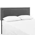thumbnail image 3 of Jessamine Full Upholstered Fabric Headboard - Gray, 3 of 4