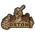 thumbnail image 2 of Boston Souvenir Aimant de Réfrigérateur en Bois Gravé Cadeau, 2 of 5