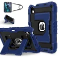 thumbnail image 1 of Case for iPad Mini 7 A17 Pro 2024 / iPad Mini 6 2021 8.3 Inch, Shockproof Protective Cover with Kickstand Shoulder Strap, 1 of 7