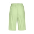thumbnail image 5 of Timegard Womens Plus Size Shorts Elastic Waisted Drawstring Lightweight Casual Knee Length Shorts with Pockets, 5 of 5