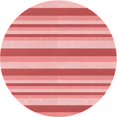 thumbnail image 1 of Ahgly Company Tapis Rond Lavable en Machine Intérieur Transitionnel Rose Pastel, 3 Pieds Rond, 1 of 7