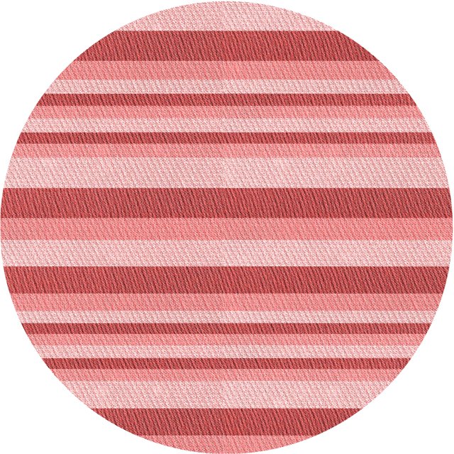 Ahgly Company Tapis Rond Lavable en Machine Intérieur Transitionnel Rose Pastel, 3 Pieds Rond