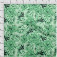 thumbnail image 4 of oneOone Rayon Sea Green Fabric Floral Craft Projects Decor Fabric Printed By The Yard 56 Inch Wide, 4 of 4