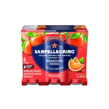 SANPELLEGRINO ISD Aranciata Rossa Sparkling Blood Orange 6 x 330mL