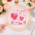 thumbnail image 4 of A Valentine Heart Print Party Napkins Disposable Paper Napkins For Romantic Dinner Table Decor Set Of 20 Sheets Soft Absorbent Facial Tissues, 4 of 6