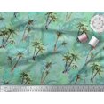 thumbnail image 2 of Soimoi Cotton Duck Fabric Check,Text & Coconut Tree Fabric Prints by Yard 42 Inch Wide, 2 of 2
