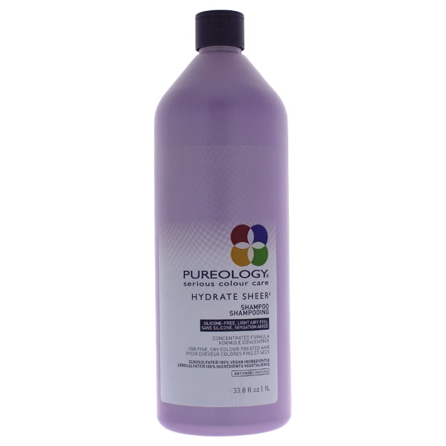 Hydrate Sheer Shampoo by Pureology for Unisex - 33.8 oz Shampoo