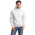 thumbnail image 4 of Hanes pour Hommes ComfortBlend EcoSmart Chandail à Capuchon en Molleton, L, Blanc, 4 of 4