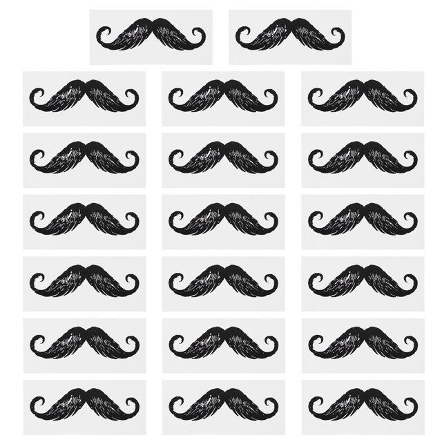 20Pcs Depilation Stickers Mustache Stickers Hair Removal Protective Stickers