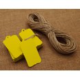 thumbnail image 1 of 100 Pcs Rectangular Shape Tag Bonbonniere Wedding Favor Hang Tags Gift With Free Natural Jute Twine - Colours Available, 1 of 7