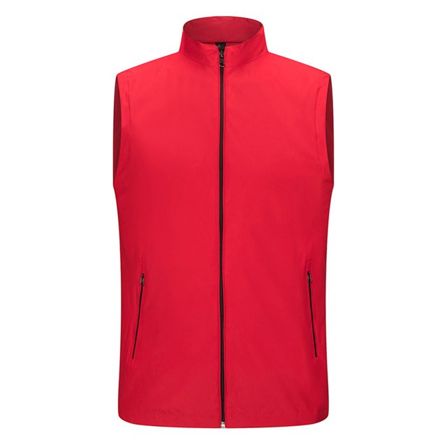 MeetoTime Women's Windproof Vest Lightweight Zipper Up Sleeveless Jacket Outwear with Pockets