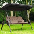 thumbnail image 4 of Outdoor Swing Canopy Cover in 210D Oxford Fabric Perfect for Balconies, 4 of 9