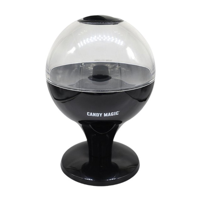 veasfak Distributeur Automatique de Bonbons avec base Piédestal Noire et Contenant Transparent en Forme de Dôme. Ce Distributeur Alimentaire de Comptoir Mesure 7,09 Pieds' X 7,09 Pieds' X 10,24 Pieds' et Est Conçu pour Ranger et Distribuer des Bonbons, des Céréales, des Noix et Autres Aliments Secs. Il Offre une Distribution Activée par le Mouvement pour Plus de Commodité et Peut Aussi Fonctionner comme Tirelire. Convient aux Cuisines, Bureaux, Salles à Manger et bars.