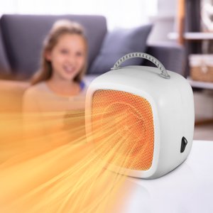 Wzzjkit Space Chauffe-chauffe électrique portable Angle réglable pour usage intérieur, chauffage de petit bureau amélioré avec protection contre la surchauffe pour chambre à coucher, bureau