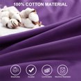 thumbnail image 4 of PiccoCasa 2 Pcs Taies d'Oreiller à Volants 100 % Coton Douces avec Enveloppe Raisin Grand Lit, 4 of 7