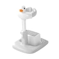 thumbnail image 3 of Siruishop Baby Bath Stand Support Bath Rack Comfortable Stable Adjustable with Stool Hug Towers for Baby Newborn Infants Grey white, 3 of 8
